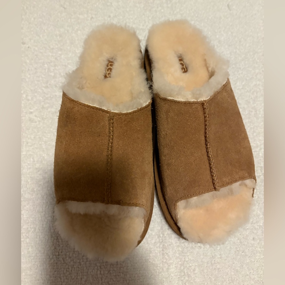 UGG Brown Shearling Slippers